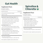 Gut Health Bundle - Snap Supplements - Gut Health + Spirulina & Chlorella - Natural Supplement Bundle Prebiotics Probiotics Dietary