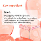 Necksphalt ECM Barrier Ampoule for Anti-Aging Neck Skin, Tightening and Wrinkles for an Even Skin Tone and Neck Lift, 1.5ml*10ea