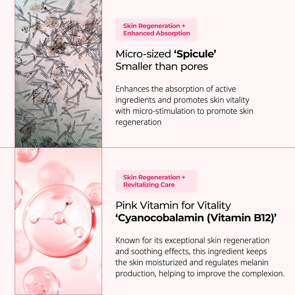 Cemenrete Cyano Pink Spicule Cream with Calcium, Vitamin B12 for under eyes skin, Dark Circles, Fine Lines, Puffiness&Eye Bags Cream, 1.69 fl. oz.