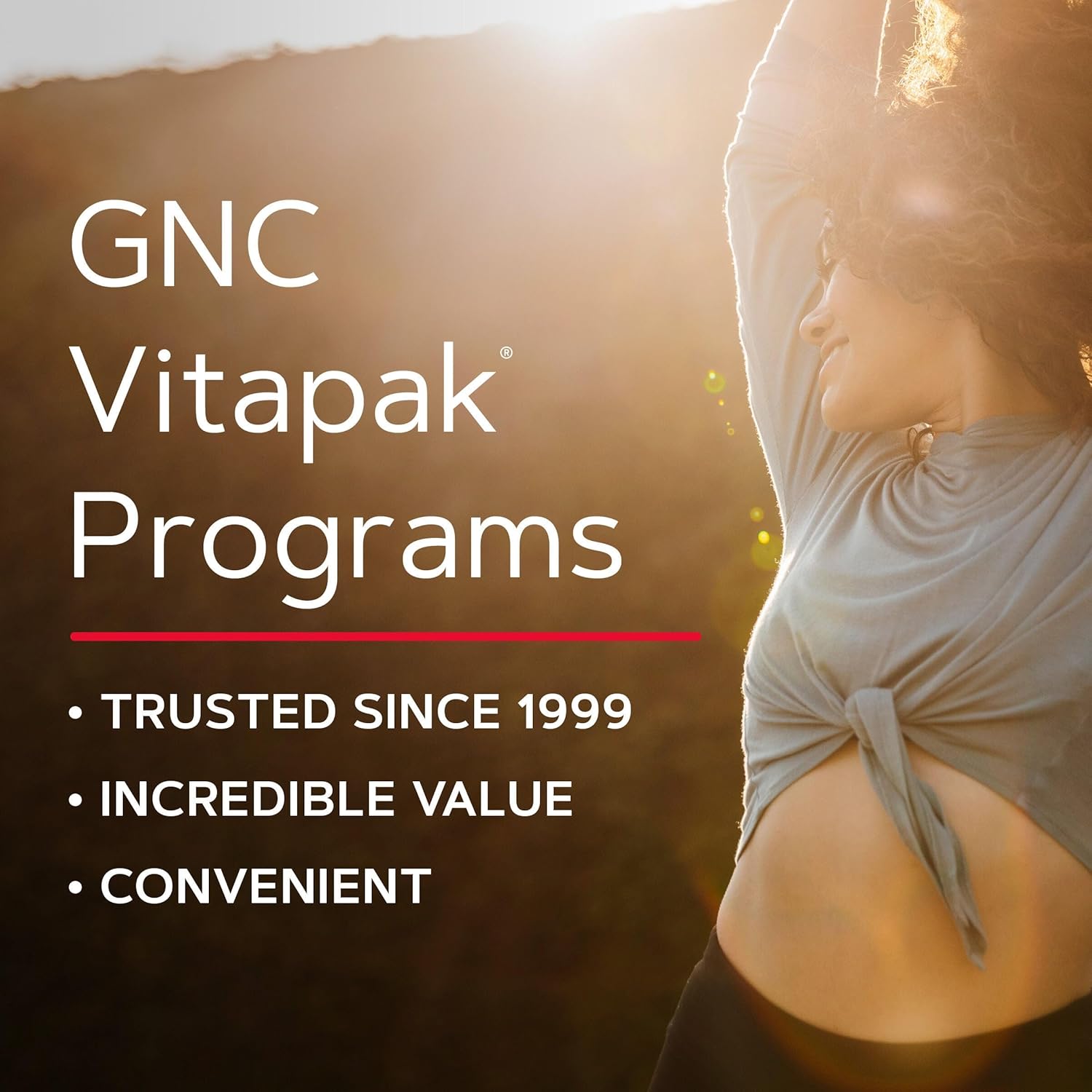 GNC Women's 30+ Vitapak Program, Daily Multivitamins and Minerals, Supports Healthy Bones, Skin, and Stress Relief, 30 Servings