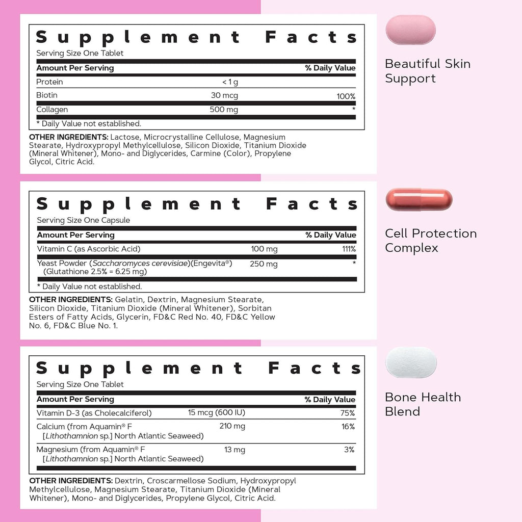 GNC Women's 30+ Vitapak Program, Daily Multivitamins and Minerals, Supports Healthy Bones, Skin, and Stress Relief, 30 Servings