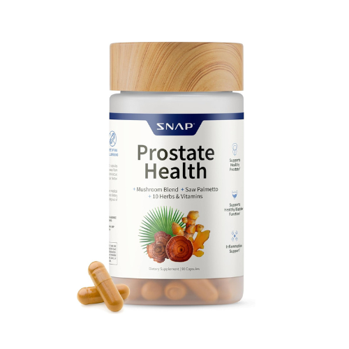 Snap Supplements Prostate Health Support with Saw Palmetto, Nettle Root, Magnesium & Zinc – 90 Capsules