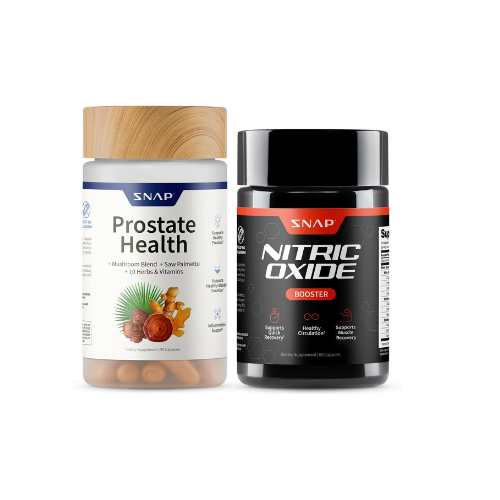 Snap Supplements Prostate Health Support with Saw Palmetto, Nettle Root, Magnesium & Zinc – 90 Capsules
