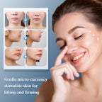 V-Shaped Face Wrinkle Removal Facial Massager Ems Facial Massager Low Frequency Pulse Crescent-Shaped Beauty Instrument Remote Control