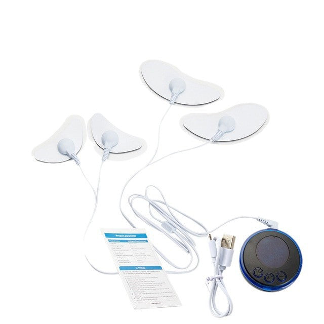 V-Shaped Face Wrinkle Removal Facial Massager Ems Facial Massager Low Frequency Pulse Crescent-Shaped Beauty Instrument Remote Control