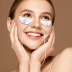 V-Shaped Face Wrinkle Removal Facial Massager Ems Facial Massager Low Frequency Pulse Crescent-Shaped Beauty Instrument Remote Control