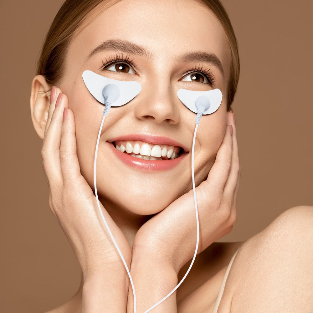 V-Shaped Face Wrinkle Removal Facial Massager Ems Facial Massager Low Frequency Pulse Crescent-Shaped Beauty Instrument Remote Control